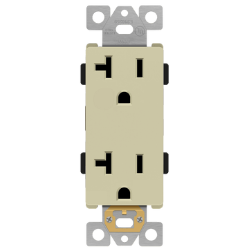 Enerlites Industrial Grade Heavy Duty 20A Decorator Tamper-Resistant Receptacle, 5-20R